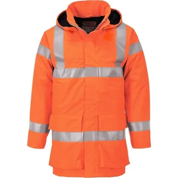 Moto oblečení Výstražná bunda Bizflame Multi Lite EN 20471 vel. XXL Oranžová R