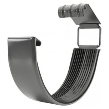 Střecha Spojka žlabu pozinkovaná Lakovaná RAL 8019 šedohnědá 333mm (na objednávku)