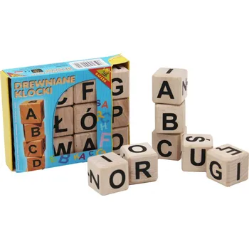 ostatní stavebnice Stavebnice Káča ABC Velké 12 dílků