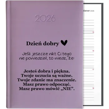 Kalendář Knižní kalendář 2026 A5 FunnyCase fialový