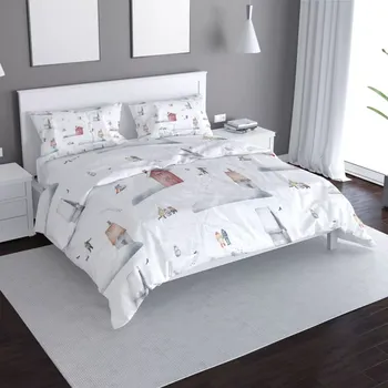 Povlečení Sablio Povlečení Zimní radovánky - 140x220 / 90x70