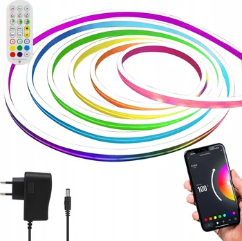 LED osvětlení LED Páska RGB 5m Vodotěsná LED diody 3535 Lišta WIFI Barevná S OVLADAČEM