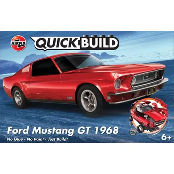 Plastikový model Corfix Quick Build auto J6035 - Ford Mustang GT 1968