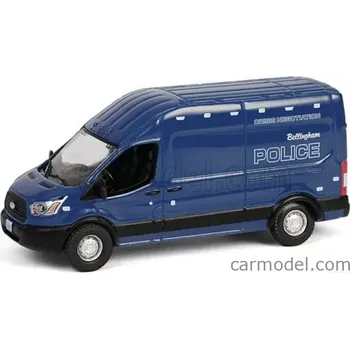 autíčko Greenlight Ford england Transit Van High Roof Police 2020 1:64 Blue