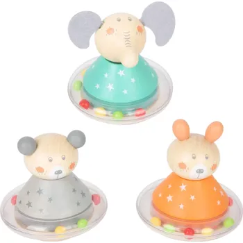 Dřevěná hračka Small foot by Legler Small Foot Točíčí pastelové zvířátko 1 ks