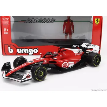 Bburago Ferrari F1 Sf-23 Team Scuderia Ferrari N 16 2nd Las Vegas Usa Gp 2023 Charles Leclerc 1:18 Červená Bílá Černá