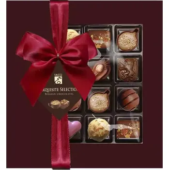 Bonboniéra Emoti Exquisite Selection tmavě červená [Emoti, 250 g]