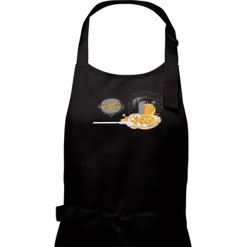 Kuchyňská zástěra Nejlepší pizza - Pánská zástěra na vaření - Univerzální velikost ( Černá )