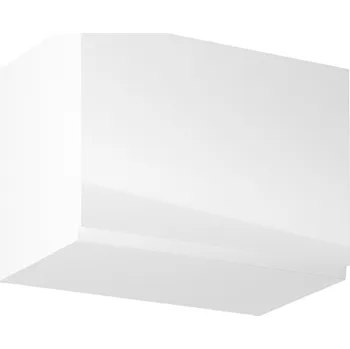 Obývací stěna Horní skříňka, bílá / bílý extra vysoký lesk, AURORA G60K
