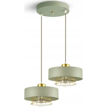 Závěsné stropní svítidlo Luxolar béžové zlaté 2xE27 moderní 100 cm