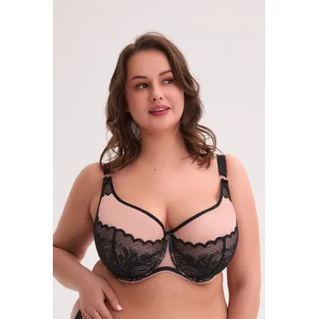 Dámská móda POLOMĚKKÁ PODPRSENKA AMARA MAXI ART. 1308 ČERNÁ;ČERVENÁ 100H