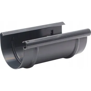 okap Spojka okapového žlabu PVC-U Gamrat šířky 100 grafit – spojka