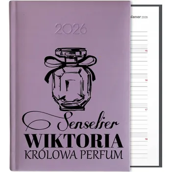 Kalendář Knižní kalendář 2026 A5 FunnyCase fialový