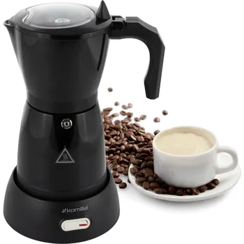 Moka konvice Elektrická moka konvice Kamille KM2601 300 ml (6 šálků)