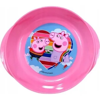 Talíř TALÍŘ DISNEY PLASTOVÝ prasátko Pepa MISKA