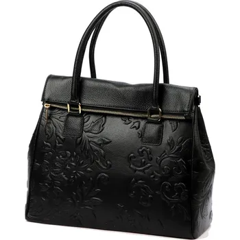 Kožená kabelka Luka černá KZ2260158