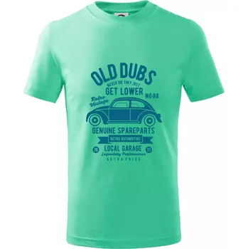 Old Dubs - Tričko dětské bavlněné - 98 cm / 2 roky ( Mátová )