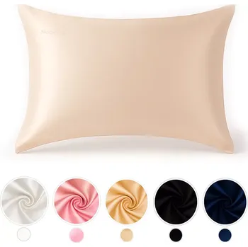 Povlak na dekorativní polštářek SleepKing™ Hedvábný povlak Charlotte (Kopírovat) - Černá, 50x70cm