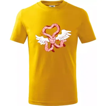 Chlapecké tričko Žížalí anděl (Alexis Citrine) - Tričko dětské bavlněné - 98 cm / 2 roky ( Žlutá )