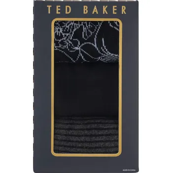 Pánské ponožky Ponožky Ted Baker Blk Flr Mix 1196263 Mens 7-11