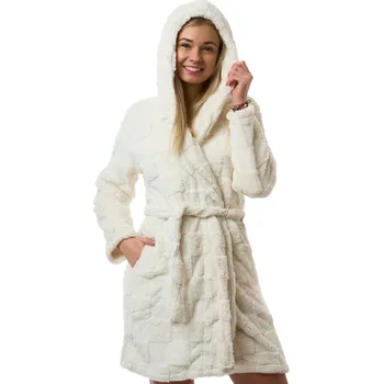 Dámský župan Dámský župan huňatý TEPLÝ luxusní smetanový 1Z1757 bílá l