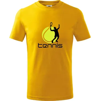 Chlapecké tričko Tenista - Tričko dětské bavlněné - 104-110cm / 3-4 roky ( Žlutá )