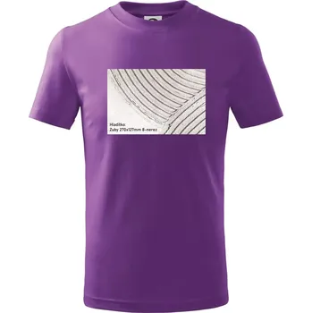 Hladítko zuby 270x127mm 8 nerez - Tričko dětské bavlněné - 134 cm/8 let ( Fialová )