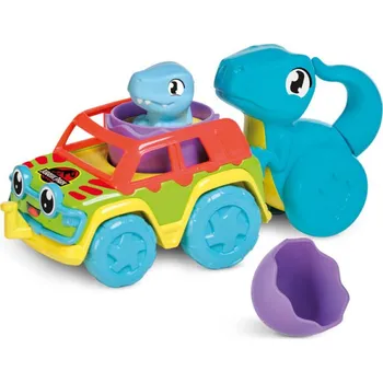 Figurka Tomy Toomies auto s dinosaurem a dinosauří maminkou