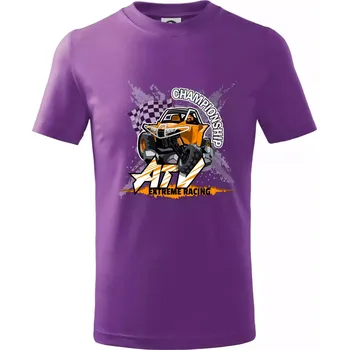 ATV extreme championship - Tričko dětské bavlněné - 158 cm/12 let ( Fialová )