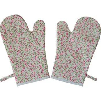 Chňapka Šatoli.cz Kuchyňské chňapky/rukavice Kvítí na bílé 2 ks