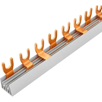 Jistič Propojovací lišta Adelid G-1L-210-10, 1 fáze, 12 modulů, rozteč 13 mm, hřeben, vidlička - 21 cm