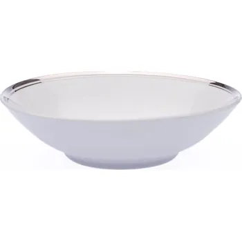 Sabina, kompotová mísa, 23 cm, platinový proužek, II. jakost, Leander