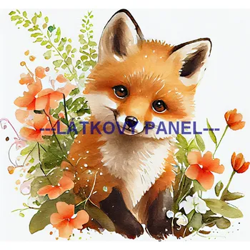 Látkový panel - Dětský - DE-184 Velikost: 30x30cm, Materiál: Mikroplyš