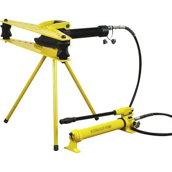 Přenosná hydraulická ohýbačka trubek se stojanem, síla 20 t - HHW-3F