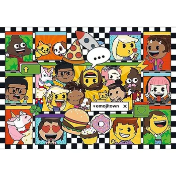 Hračka CLEMENTONI Puzzle Emoji Town 180 dílků