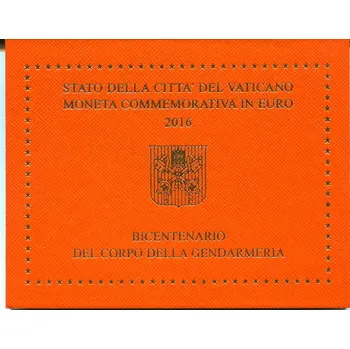 Vatican City (2016) - 2 € - Vatikán - 200. výročí - Četnický sbor Vatikánu (BU)
