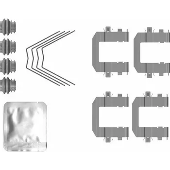 Přislušenství brzdového systému Sada příslušenství, obložení kotoučové brzdy TEXTAR 82558200
