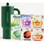 Waterdrop Vánoční Dárkový Set Explorer hrnek jedlově zelená 1,1 l a 72 ks