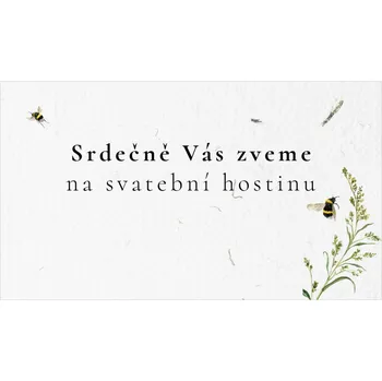 Svatební dekorace Pozvánka ke stolu 352