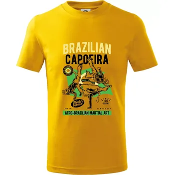 Chlapecké tričko Brazilian Capoeira - Tričko dětské bavlněné - 98 cm / 2 roky ( Žlutá )