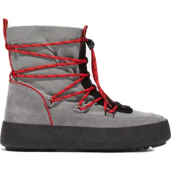 Pánská obuv Pánské vysoké zimní boty MOON BOOT-MTRACK CITIZEN, 001 grey/red Šedá 42