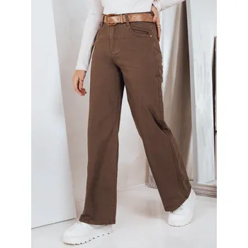 Dámské oblečení Dstreet Dámské kalhoty UY0000 Barva: Hnědá, Velikost: M