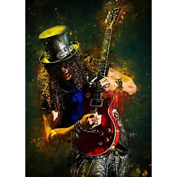 Plakát Plakát, Obraz - Splatter Guitarist