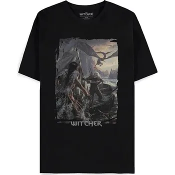 Pánské tričko Tričko The Witcher 3: Wild Hunt - Shore Battle