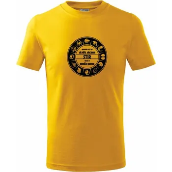 Chlapecké tričko Nesnáším být tak skvělý - Štír - Tričko dětské bavlněné - 134 cm/8 let ( Žlutá )