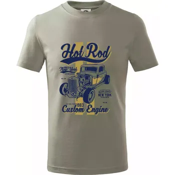 Hot Rod New York - Tričko dětské bavlněné - 98 cm / 2 roky ( Light khaki )