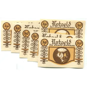 TODTNAU. 6x 50 Pfennig 1922.