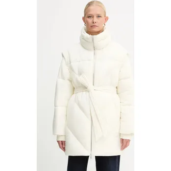 Bunda BOSS Orange C_Piobella bílá barva, 50547306 00A, vel. 42