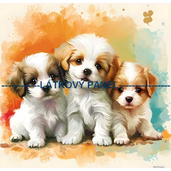 Látkový panel - Dětský - DE-183 Velikost: 15x15cm, Materiál: Kočárkovina