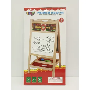 Dřevěná oboustranná tabule s počítadlem ZDR.YW-079 37 x 70 cm